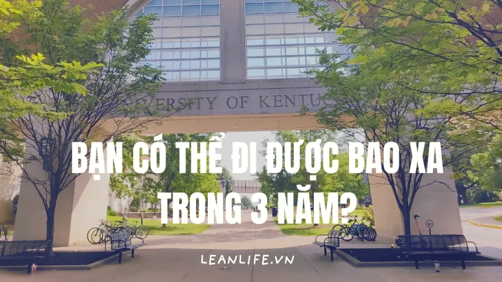 cổng trường đại học Kentucky(Mỹ) với nhiều cây xanh