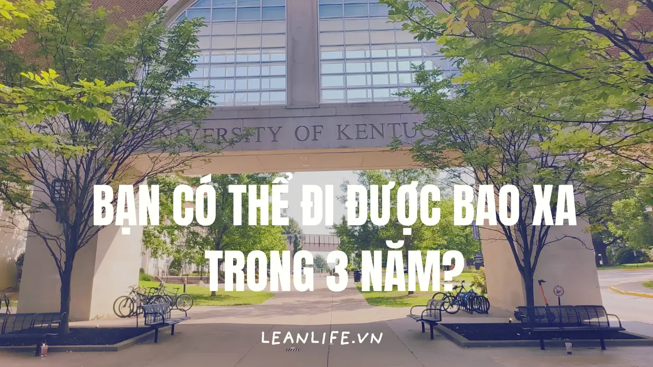 cổng trường đại học Kentucky(Mỹ) với nhiều cây xanh